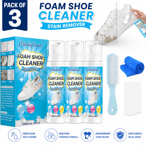 Shoe cleaner kit 76oz - shoe, foam