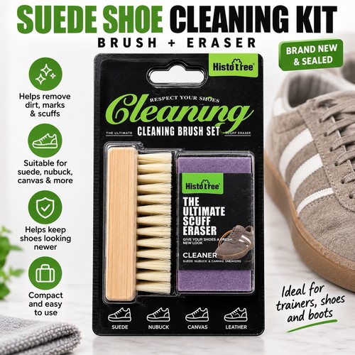 Suede shoe cleaning kit - suede,