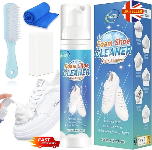 White shoe cleaner safe - shoe,